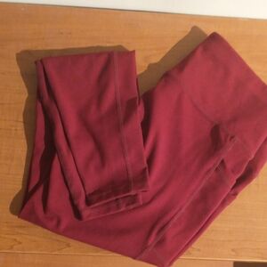 3/$12 Burgundy Leggings